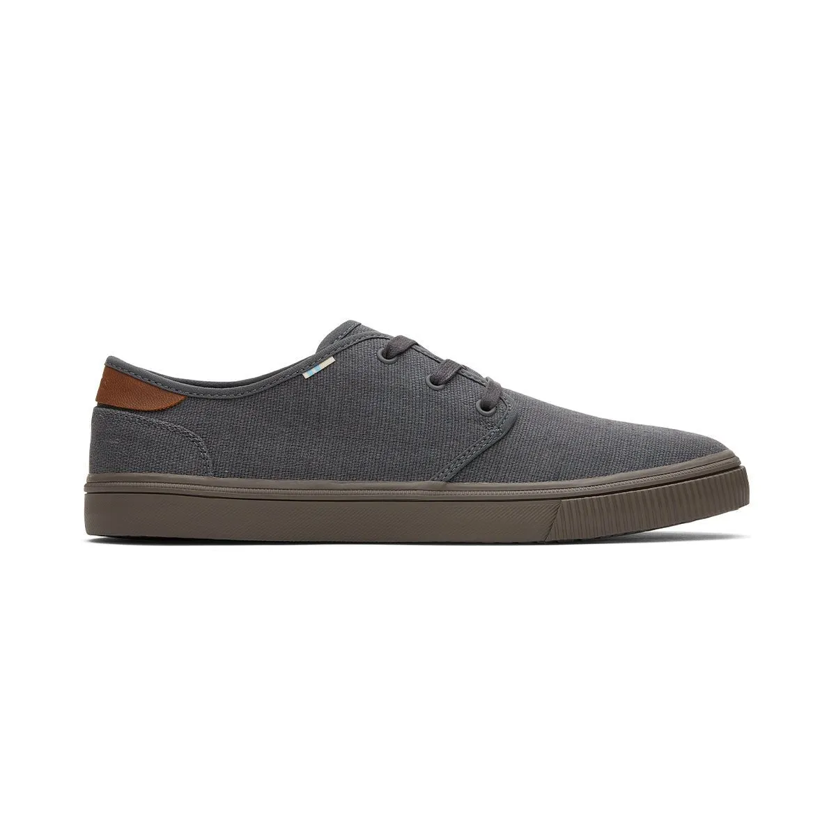 TOMS Sneakers Carlo Lace - up Mens - Graphite Heritage Canvas