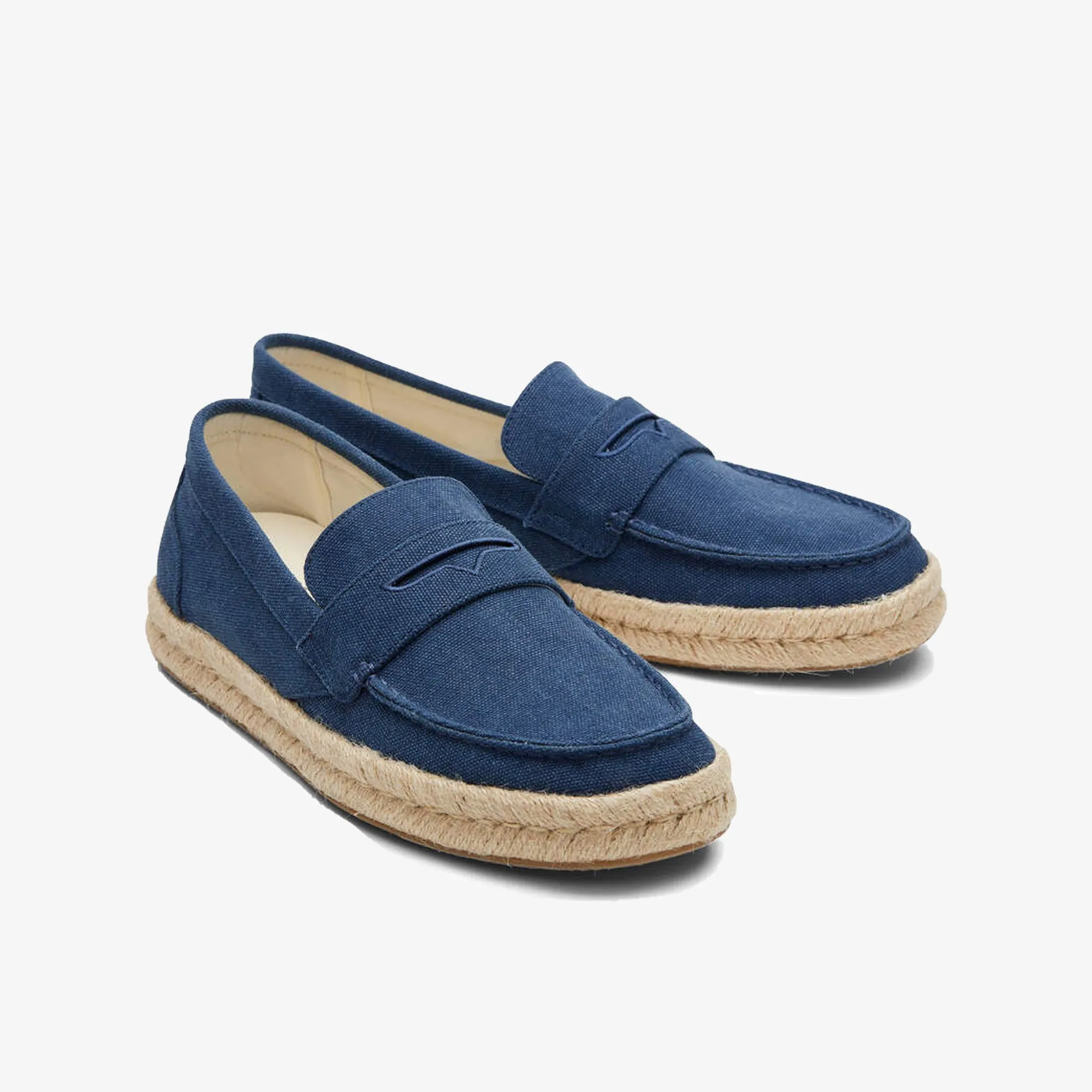 Toms | STANFORD 2.0 ROPE ESPADRILLE  { NAVY