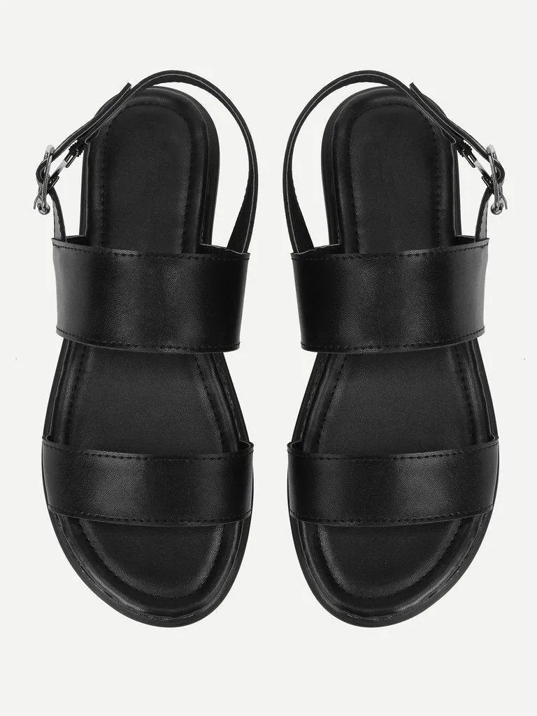 Two Part Flat Sandals