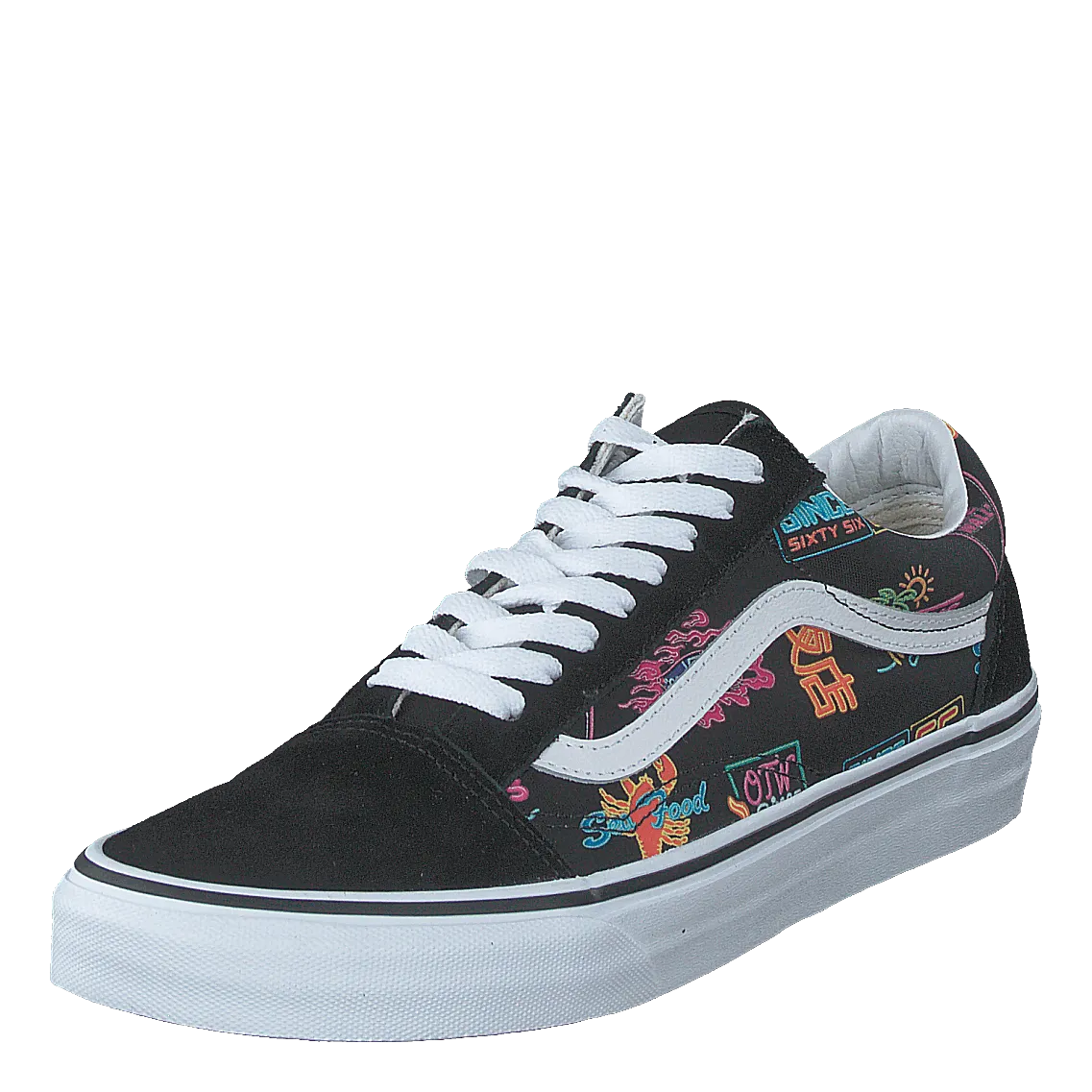 Ua Old Skool (vans Market) Black/neon