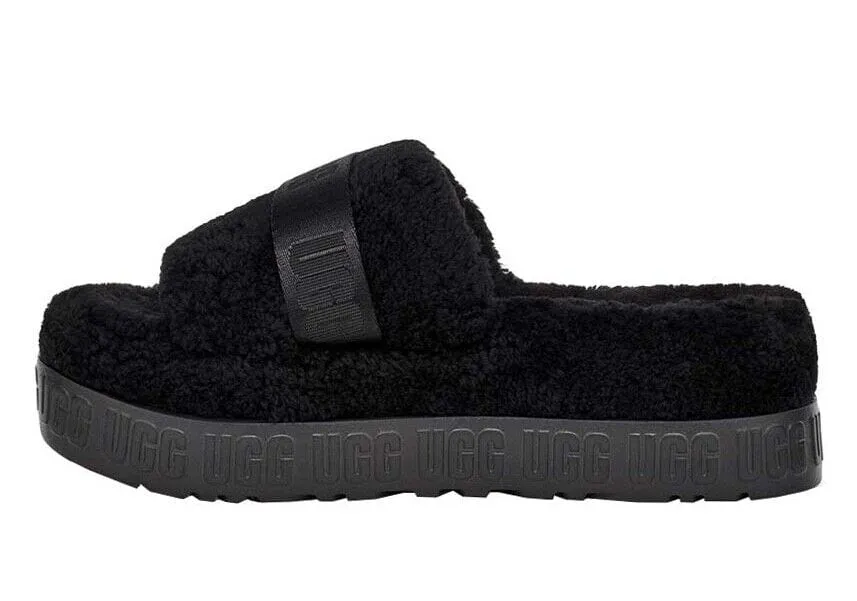 UGG - Fluffita Slide Platform Curly Sheepskin