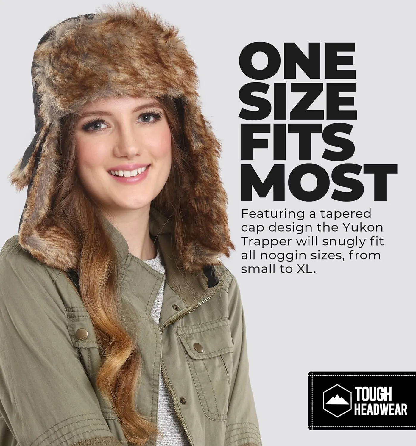 Ushanka hat -  Headwear - Winter Trapper Hat - Russian Ushanka Trooper Aviator Hats for Men & Women - Snow Eskimo Hat with Ear Flaps