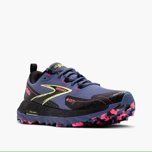 Women's Cascadia 18 GTX (464 - Grey Blue/Black/Pink)