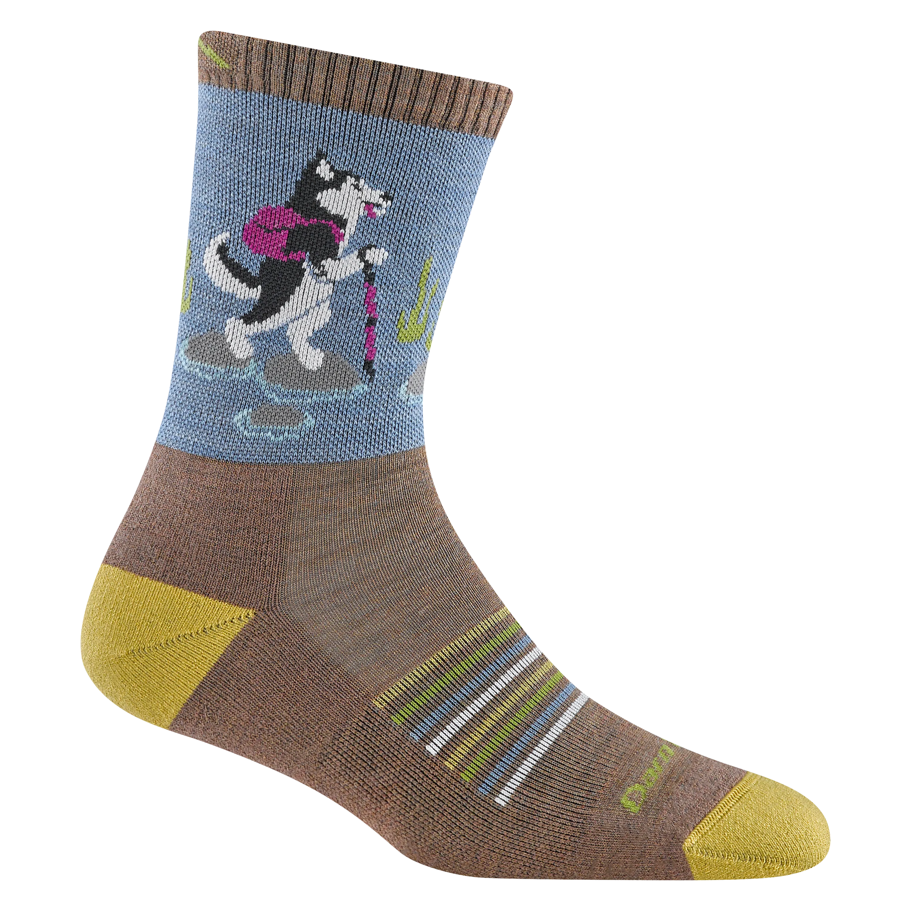 Women's Critter Club Micro Crew Lightweight Hiking Sock