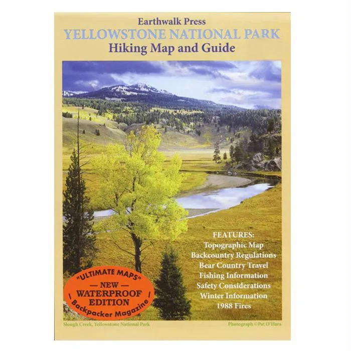 Yellowstone Np Hiking Map & Gd